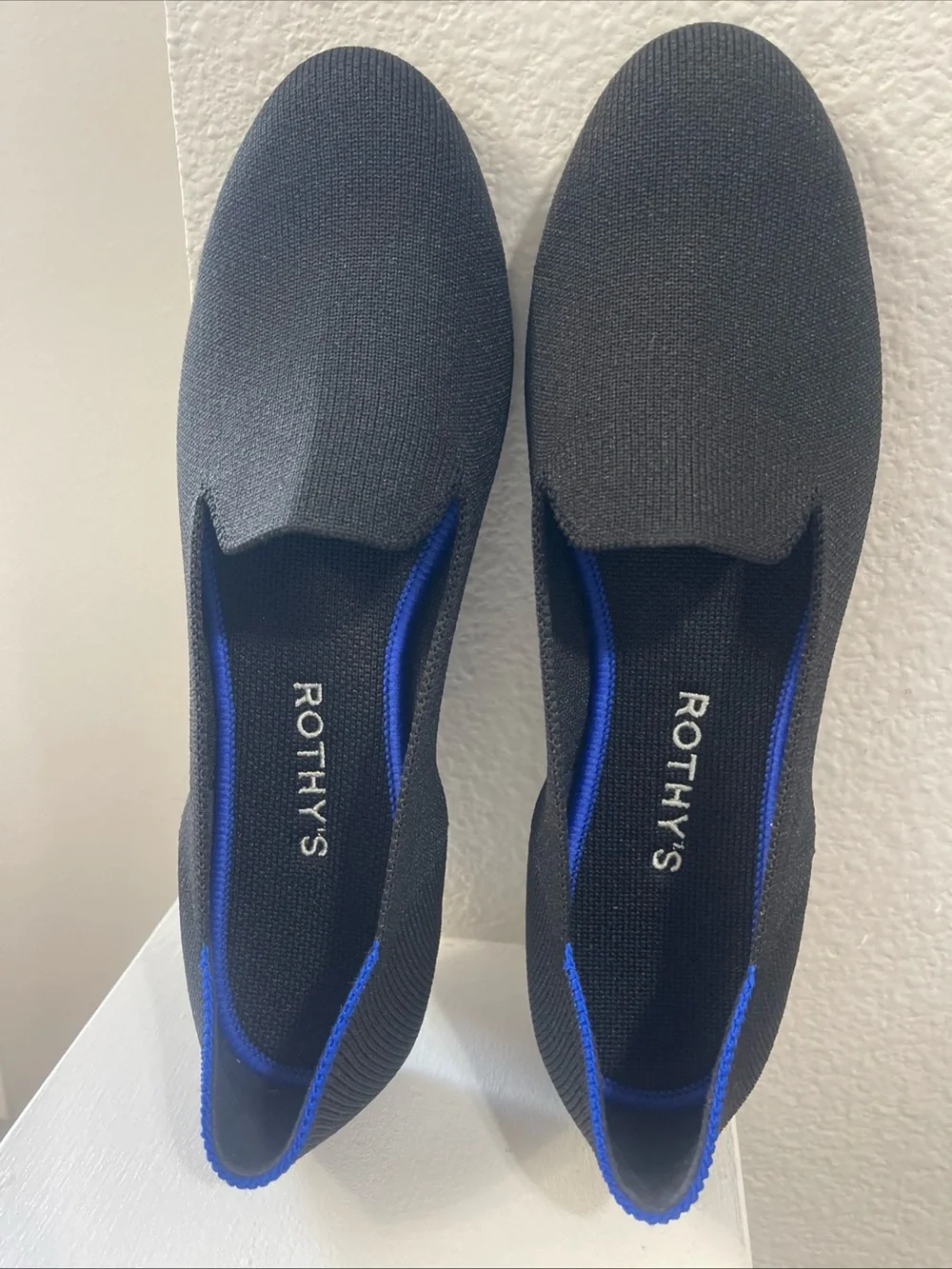 Rothy's  Flats Women's Size 8 Knit Black  Shoes New Without Box